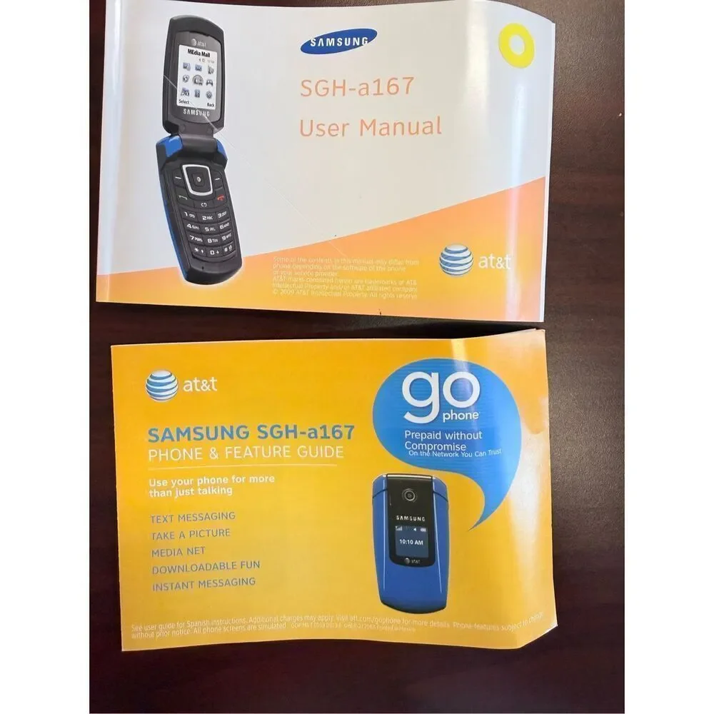 Samsung Go Phone Original Box & Manuals